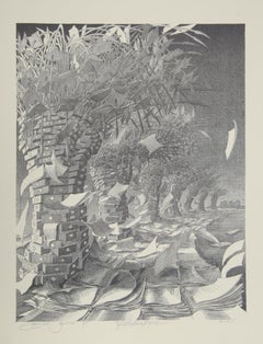 Untitled 26, Surrealist Lithograph