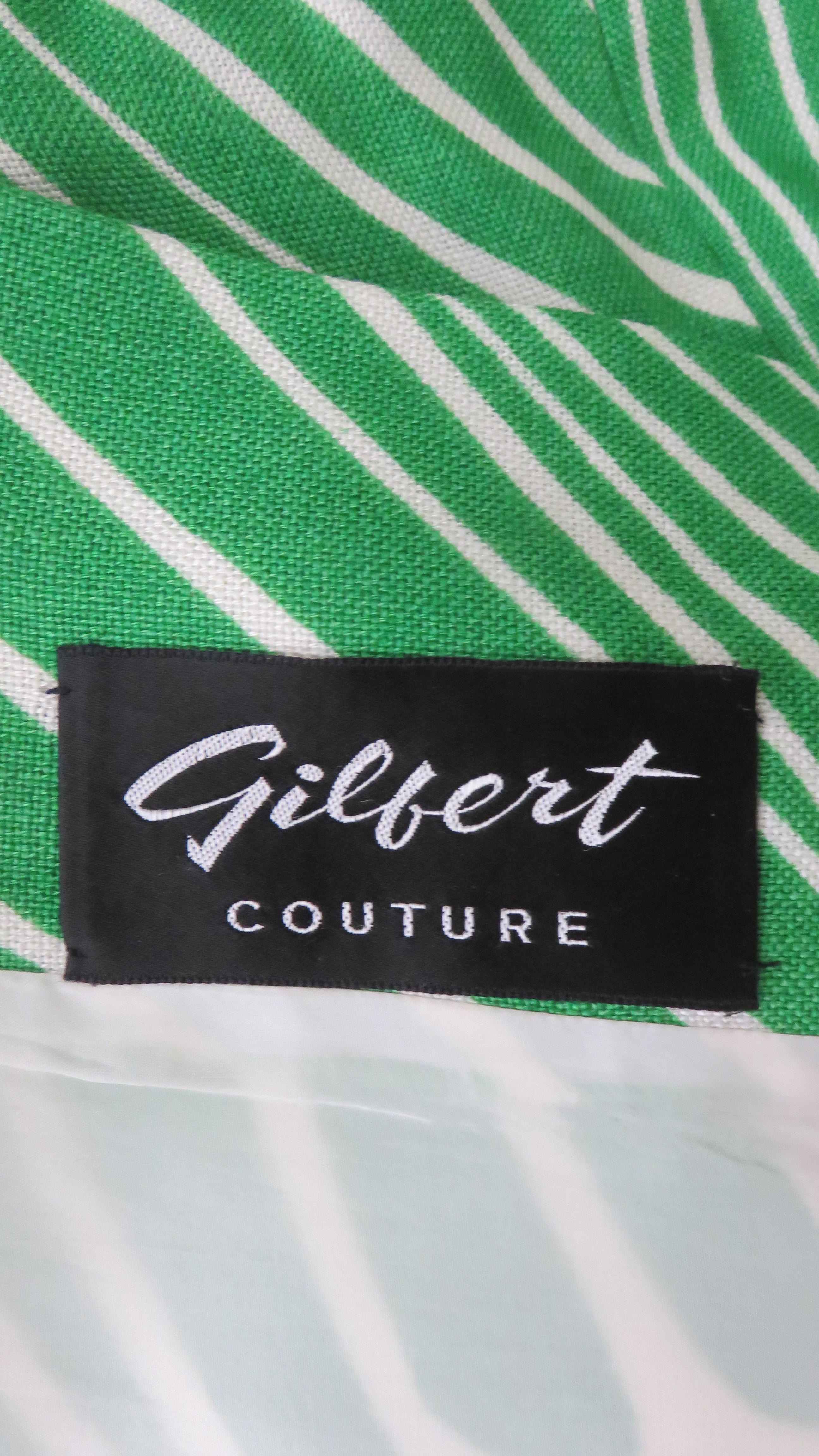  Gilbert Couture 1960s Geometric Dress and Coat 14