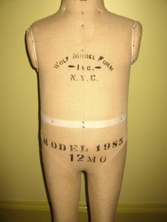 Wolf Kleid Form Modell 1985 12 Months Baby Infant Mannequin