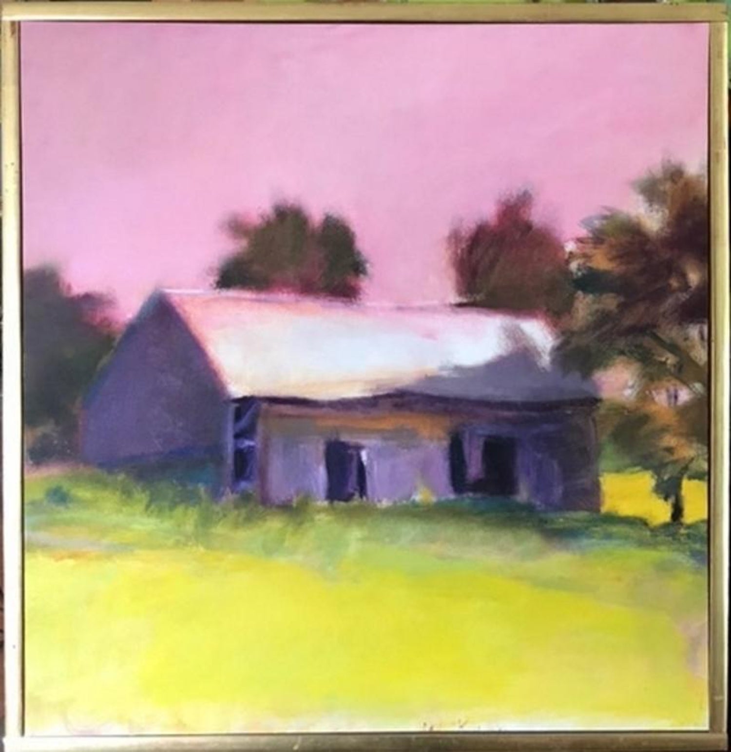 Wolf Kahn Brattleboro Barn Vermont Wolf Kahn Color Field