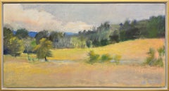 "Field in Half Light" Wolf Kahn, Impressionist, Countryside Light, Skyscape