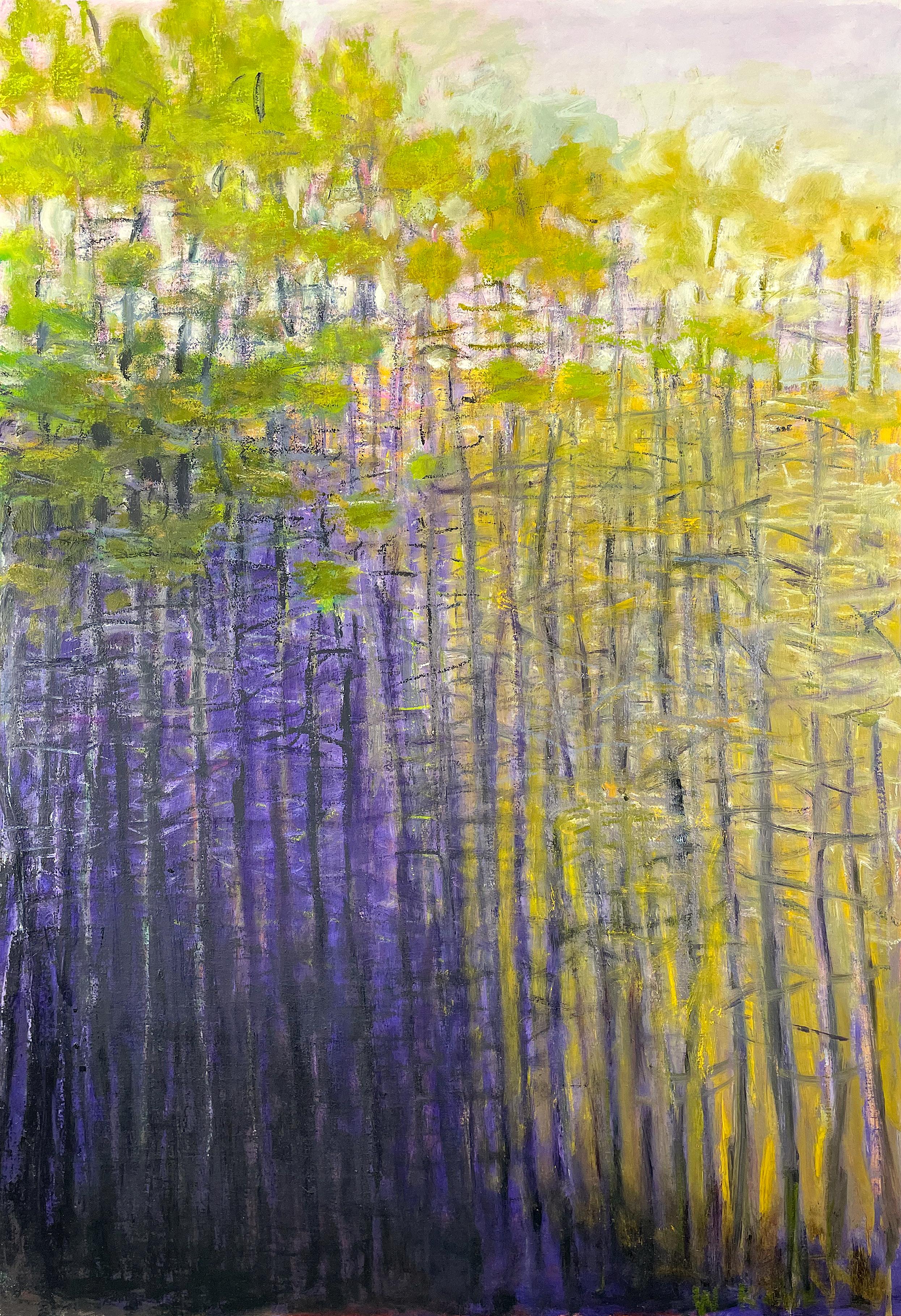Landscape Painting de Wolf Kahn - Glade, 2009
