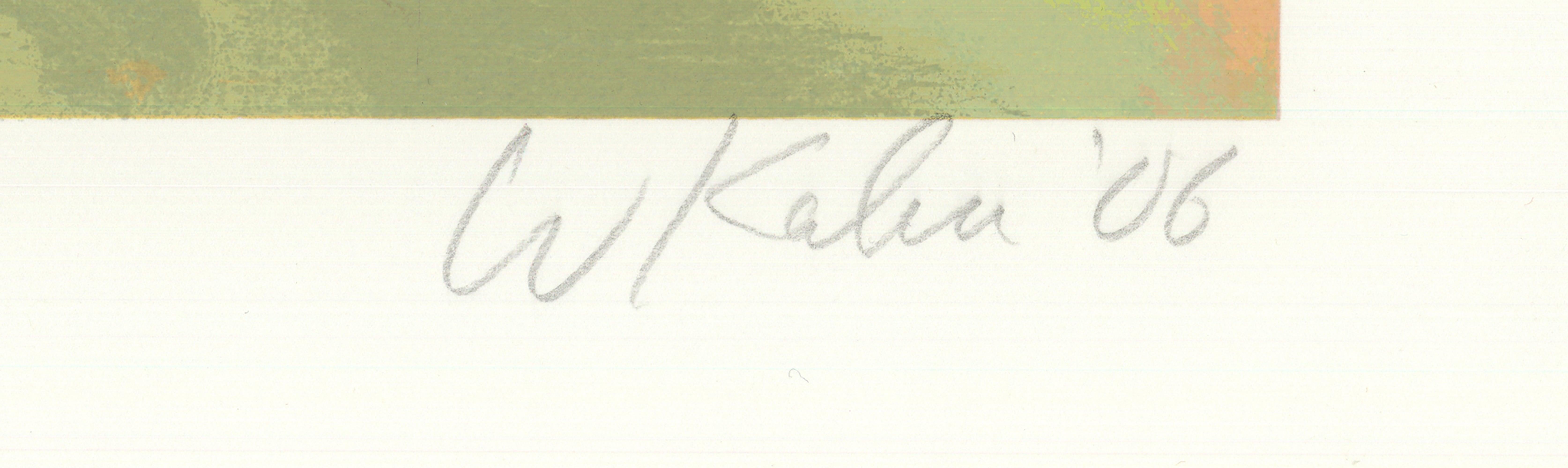 2003 Wolf Kahn 'Down in the Valley' SIGNED 3