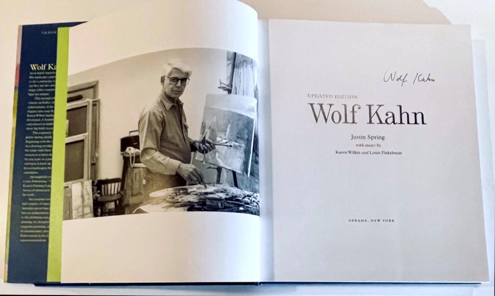 Monographie à dos rigide avec veste de protection : Wolf Kahn (signée à la main par Wolf Kahn) en vente 10