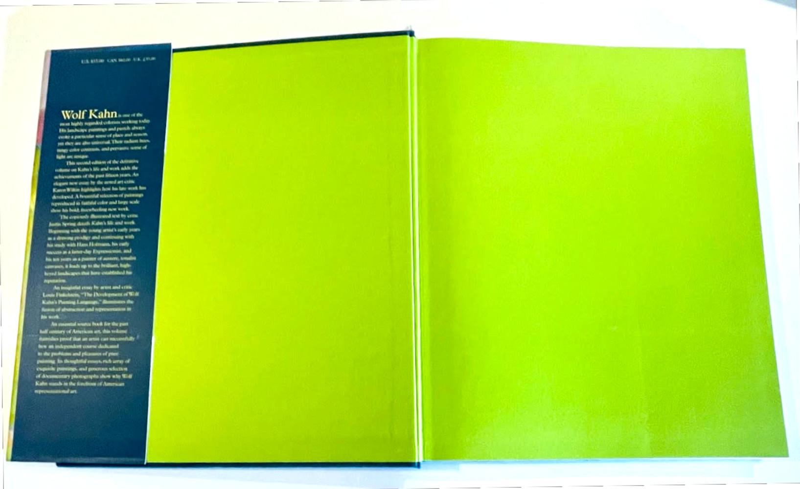 Hardback-Monographie mit Aufbewahrungsbeutel: Wolf Kahn (handsigniert von Wolf Kahn) im Angebot 4