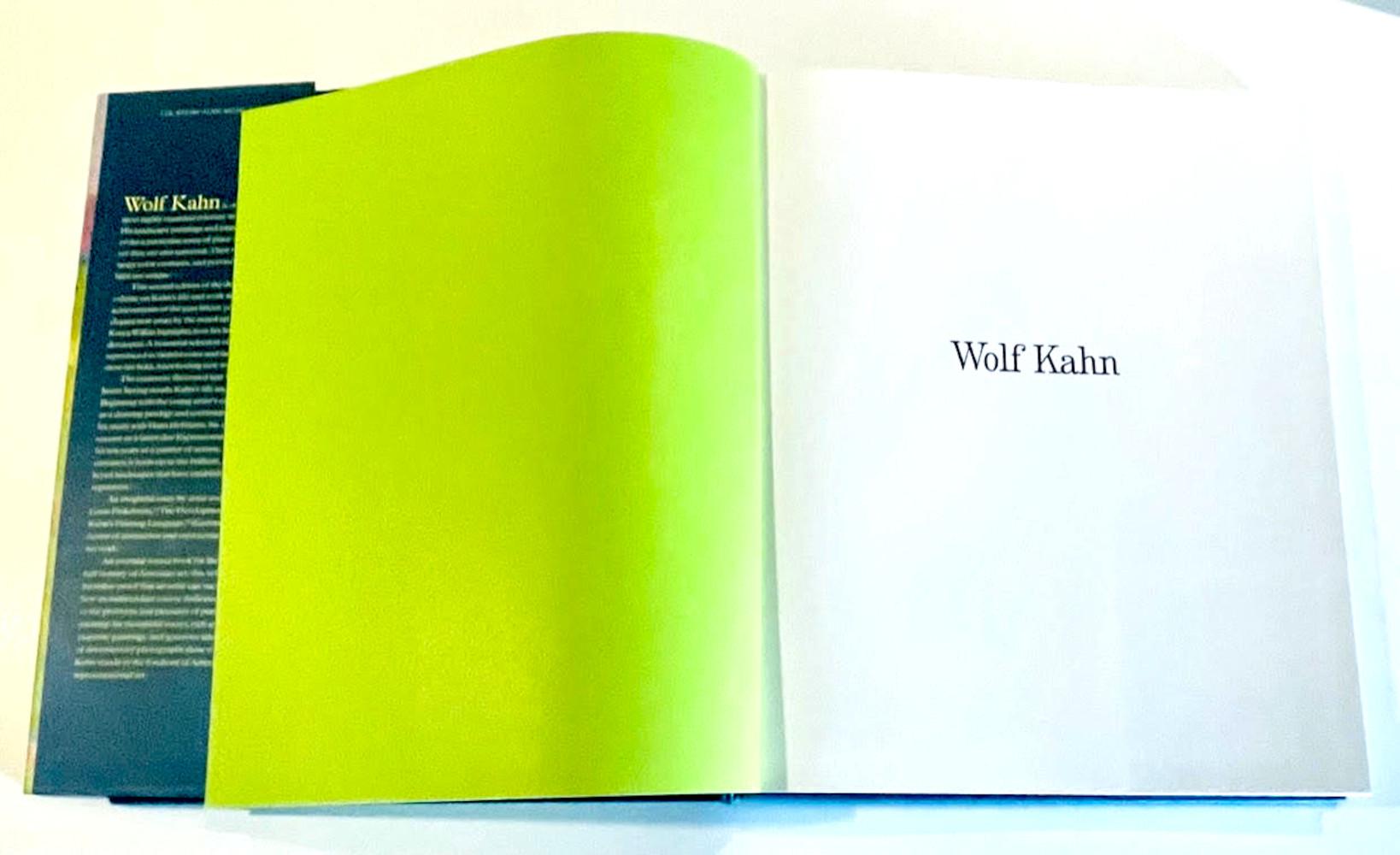 Monographie à dos rigide avec veste de protection : Wolf Kahn (signée à la main par Wolf Kahn) en vente 5