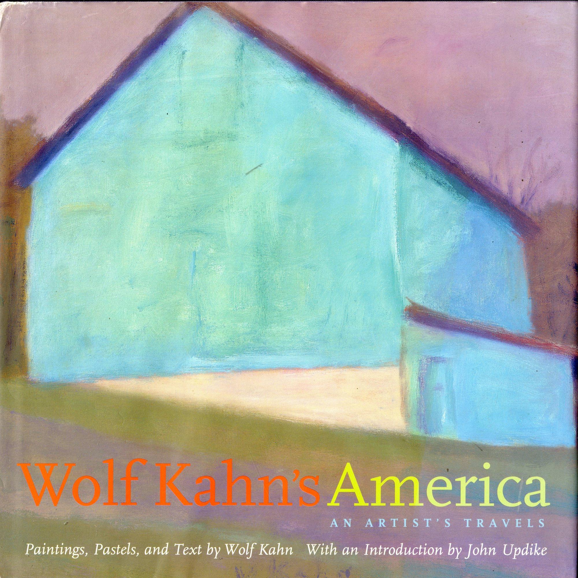 Wolf Kahn's America (Hand signed and inscribed illustrated hardback monograph) For Sale 1