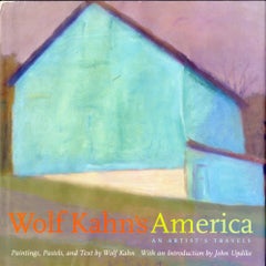 Wolf Kahn's America (Hand signed and inscribed illustrated hardback monograph)