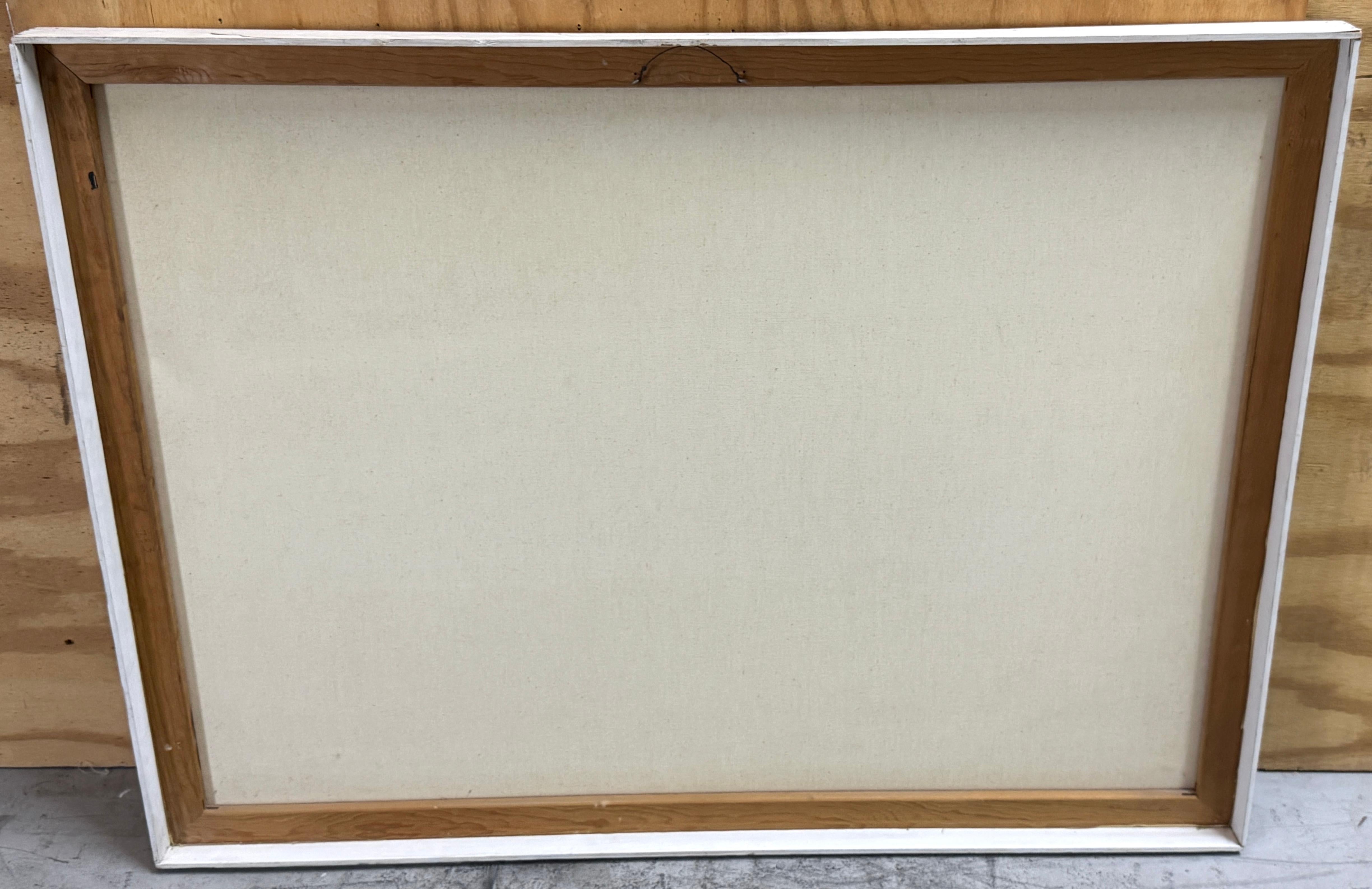 Wolf Kahn School Tonal Winter Landscape, Circa 1980s For Sale 2