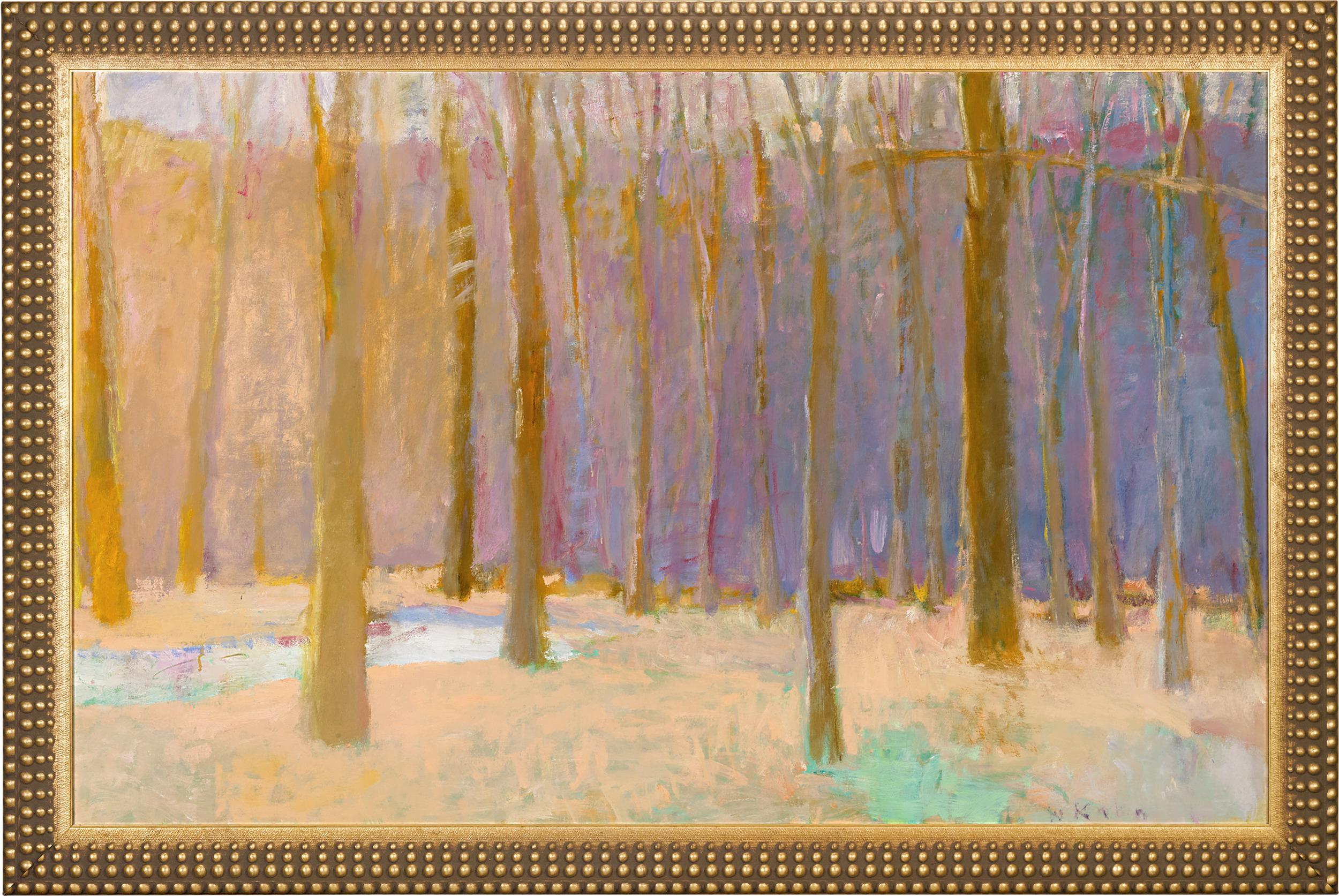 A Spot of Grass von Wolf Kahn – Painting von Wolf Khan
