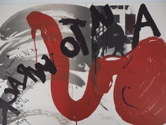 El Grito - Litografía original firmada a mano - 85 ex (Fluxus)