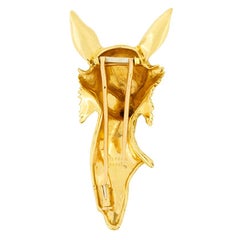 Wolfers Freres Diamond, Ruby, Sapphire and Emerald Brooch, c.1950s