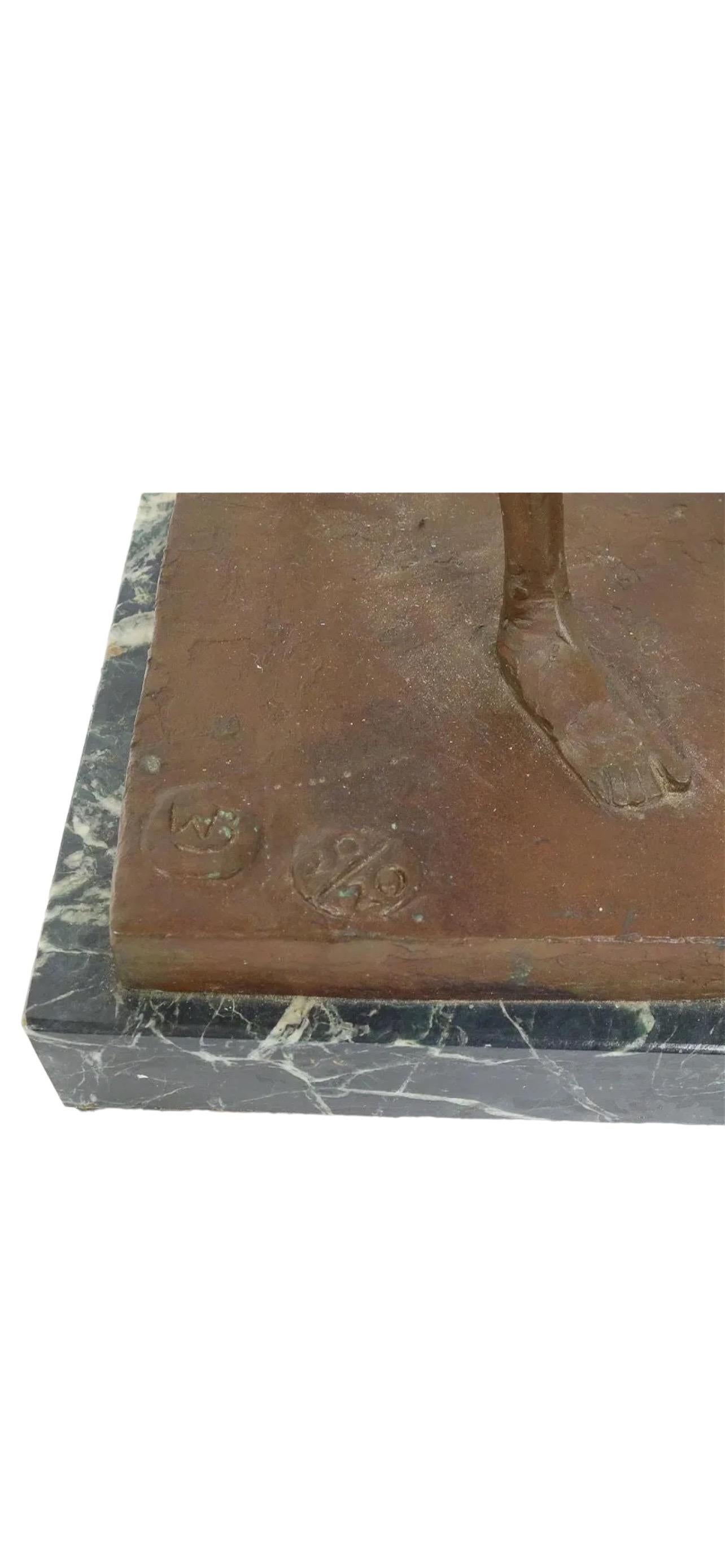 Große abstrakte figurale Bronzeskulptur „Familie“ aus der Moderne, Wolfgang Behl, Wolfgang Behl im Angebot 9