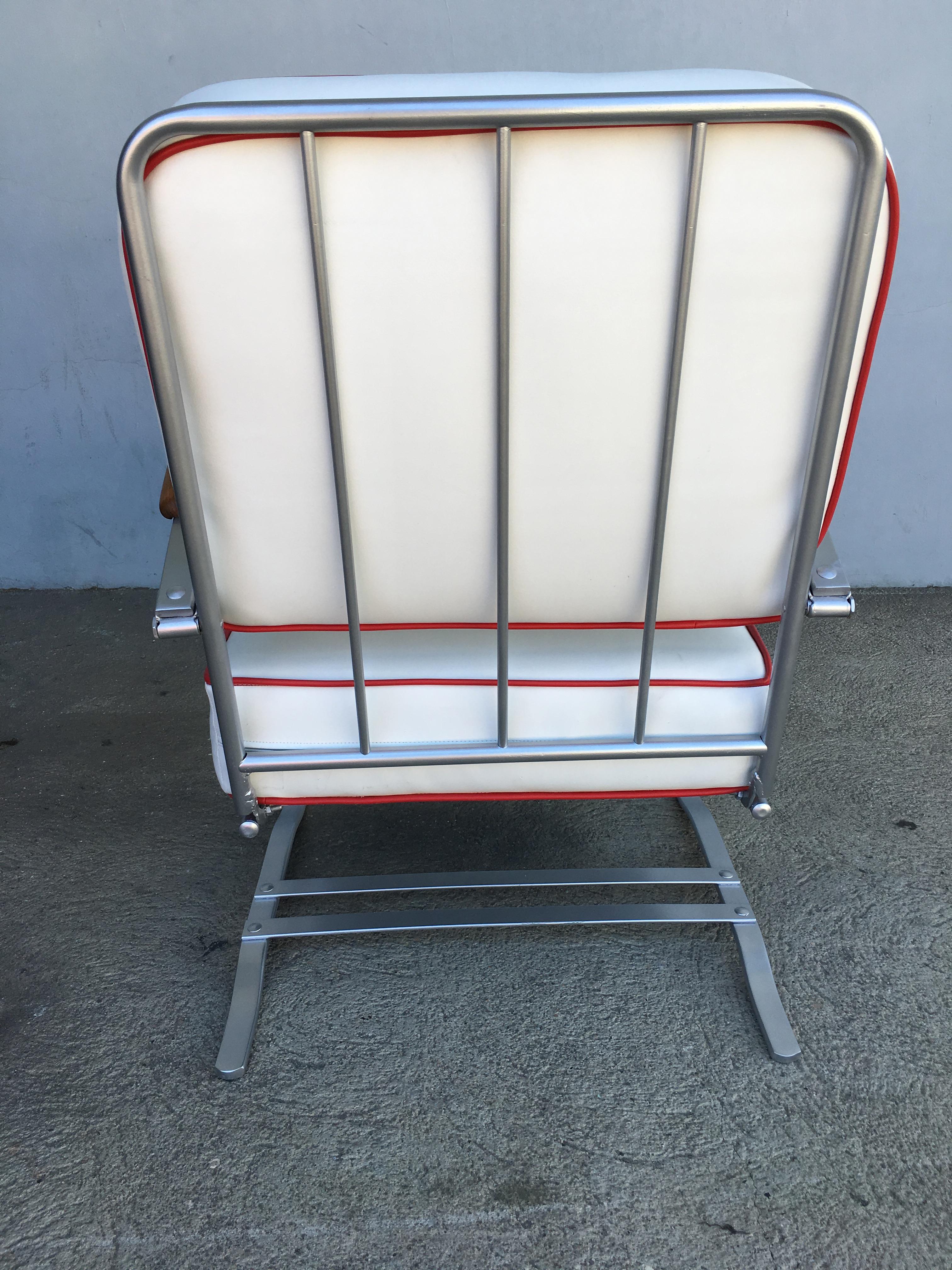 Wolfgang Hoffmann Chrome Springer Lounge Chair for Howell In Excellent Condition In Van Nuys, CA
