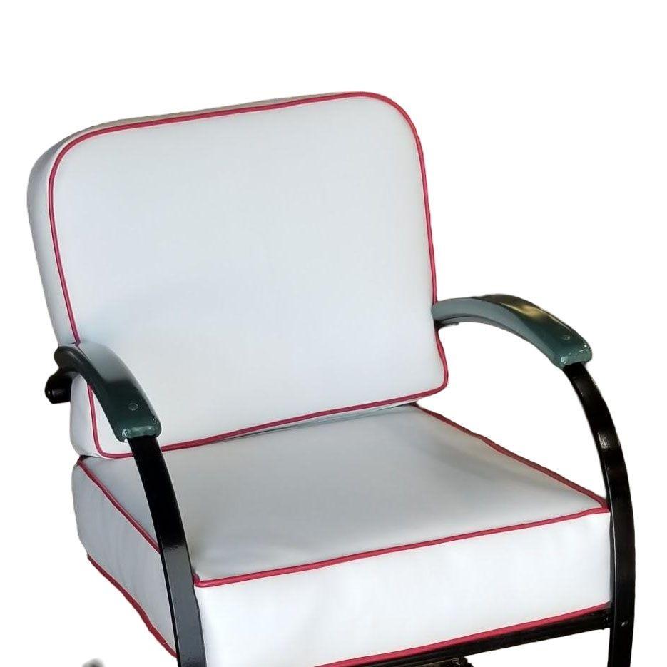 Chaise Springer verte et noire personnalisée par Wolfgang Hoffmann pour Howell Excellent état - En vente à Van Nuys, CA