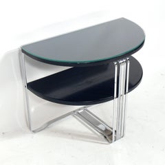 Wolfgang Hoffmann for Howell Art Deco Demi Lune Table