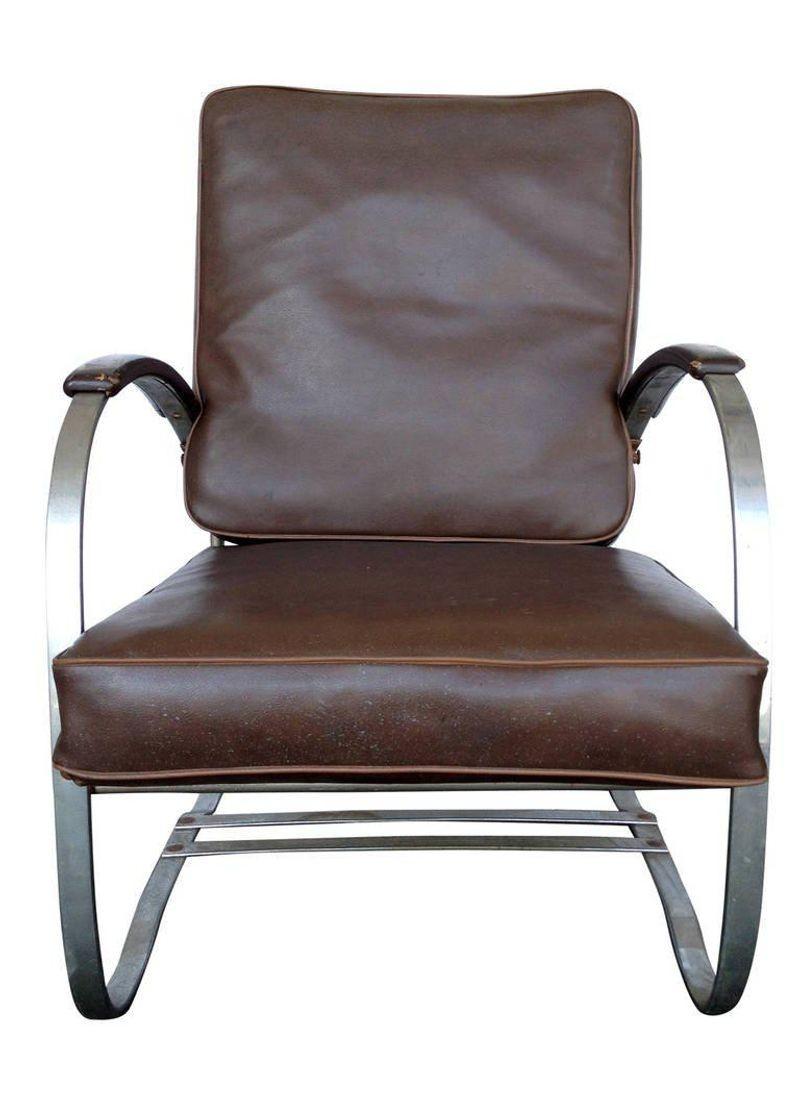 Mid-20th Century Wolfgang Hoffmann Springer Chair for Howell - A Pair For Sale