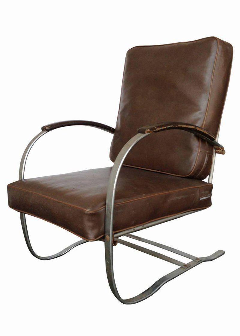 Steel Wolfgang Hoffmann Springer Chair for Howell - A Pair For Sale