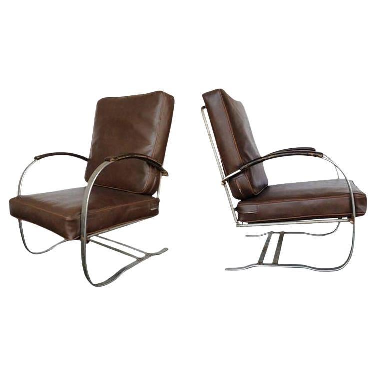 Wolfgang Hoffmann Springer Chair for Howell - A Pair For Sale