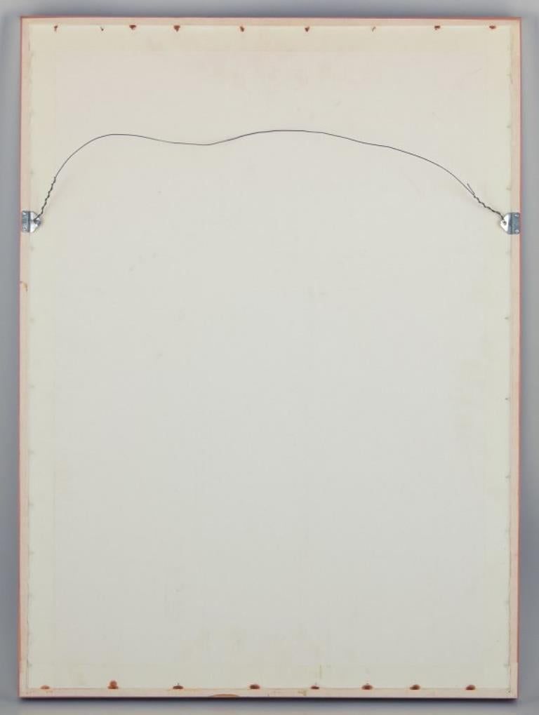 Wolfgang K. E. Lehman, artista tedesco. Tecnica mista, carta. Il nudo espressionista in vendita 2