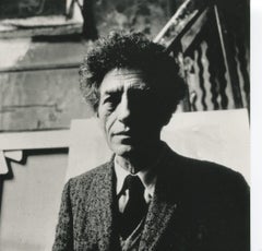 Alberto Giacometti in seinem Atelier in Paris 1963