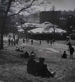 HAMPSTEAD HEATH FAIR - VINTAGE PHOTOGRAPH - BLACK & WHITE PHOTOGRAPHY