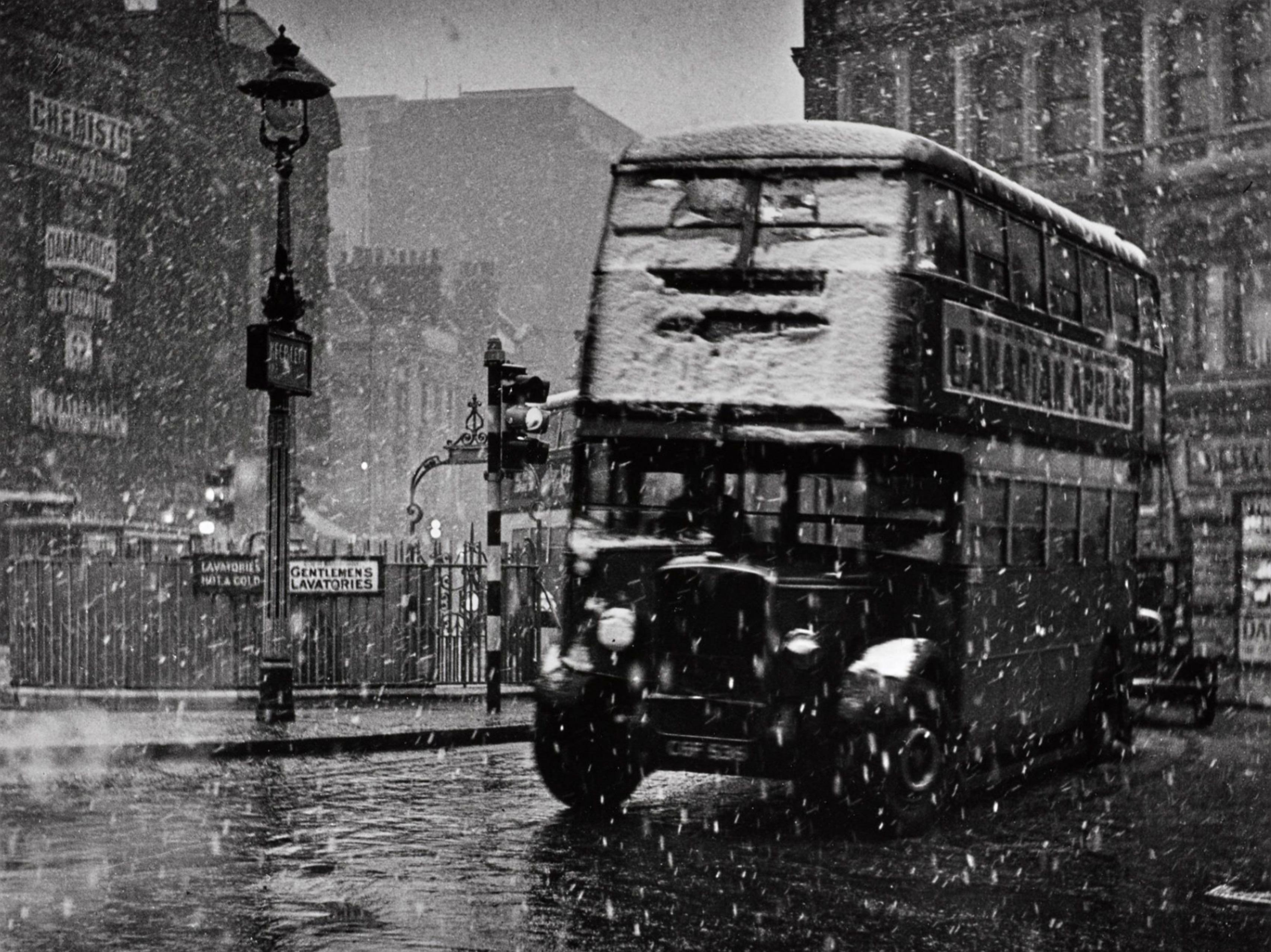 Wolfgang Suschitzky Landscape Photograph - View from Charing Cross Road towards Cambridge Circus, London