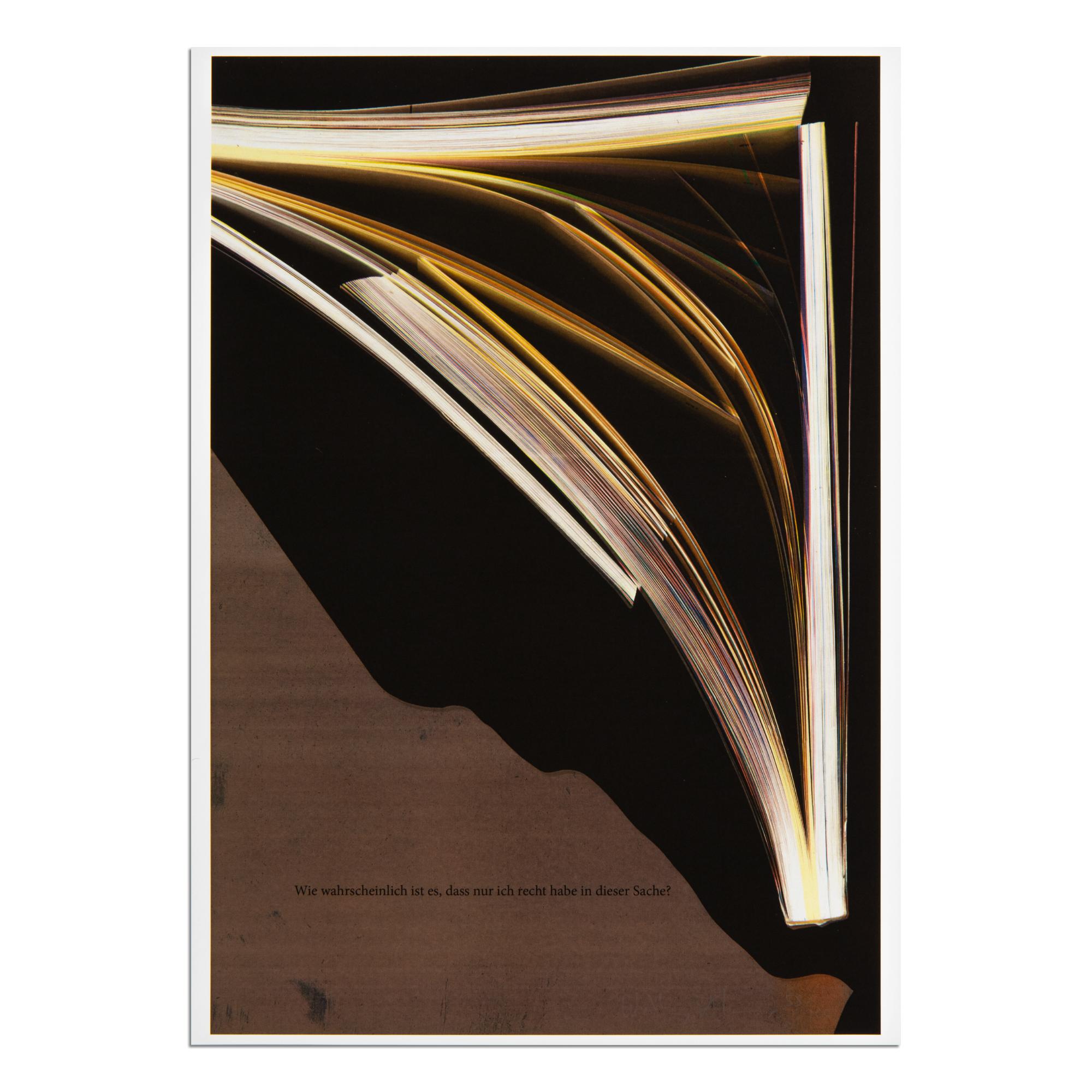 Wolfgang Tillmans (allemand, né en 1968)
Texte zur Kunst Edition 2018, 2018
Support : Impression à jet d'encre sur papier
Dimensions : 29,5 × 21 cm (11 3/5 × 8 3/10 in)
Edition de 100 exemplaires : Signé et numéroté à la main au crayon
Condit : Mint