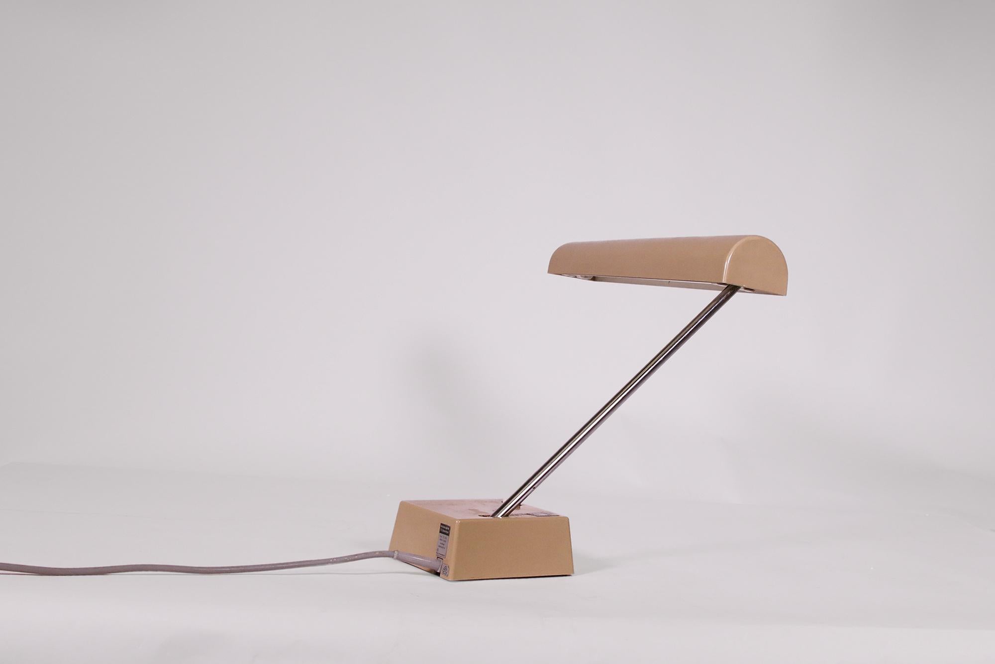 German Wolfgang Tuempel Desk Lamp 'Odette' by Waldmann, New Bauhaus, 1960s For Sale