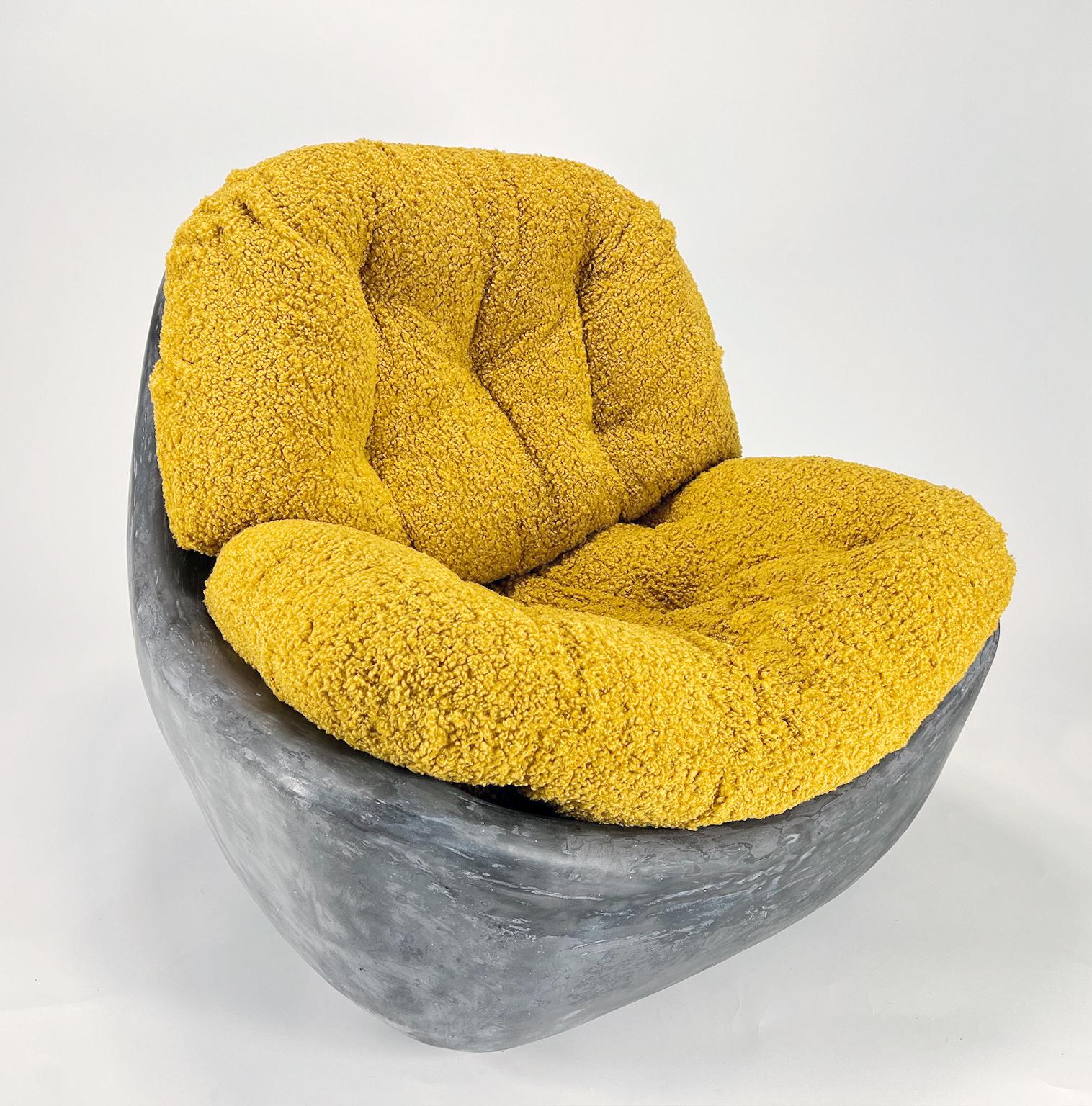 American Wolfie Chair - Contemporary Plaster Chair by Artist Gabriel Anderson
