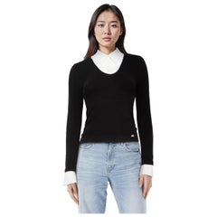 Camiseta y jersey en capas Wolford Roma Pullover Top Talla S