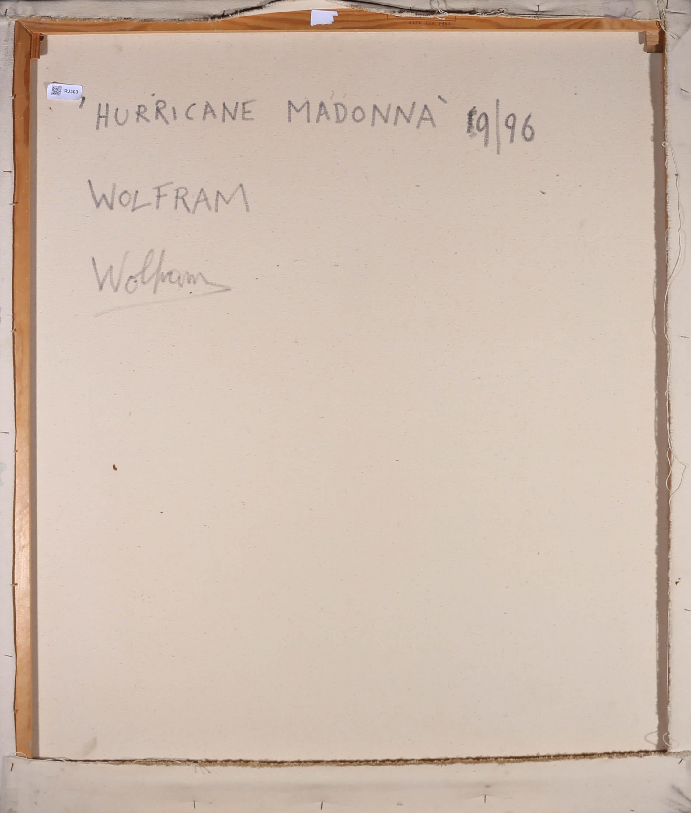 Wolfram - 1996 Oil, Hurricane Madonna For Sale 1