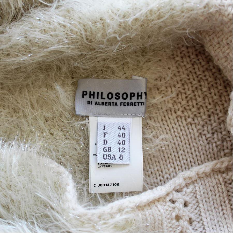 Alberta Ferretti Woll sweater size 44 In Excellent Condition For Sale In Gazzaniga (BG), IT