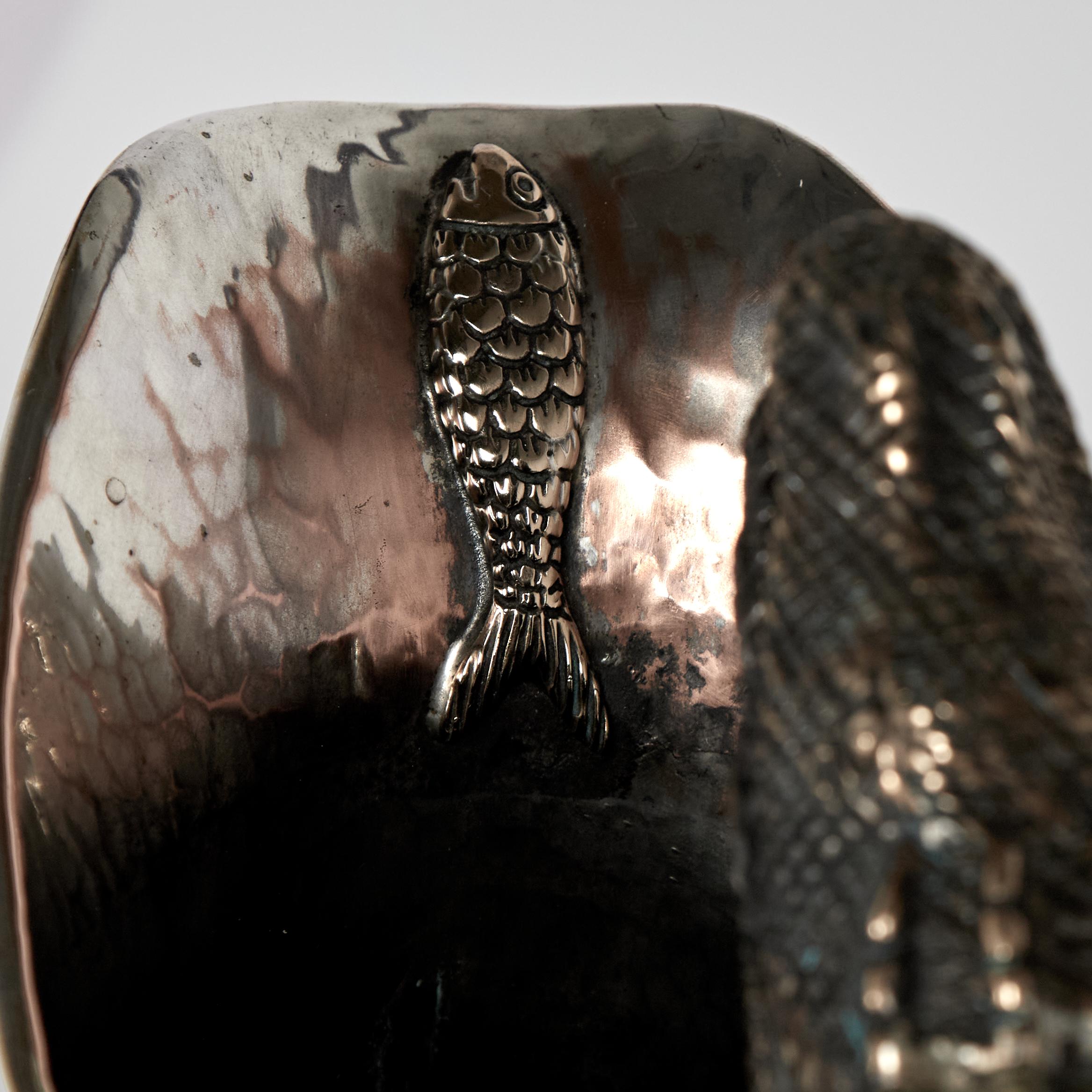 20th Century Wolmar Castillo Vintage Silver Plate Pitcher with Alligator For Sale