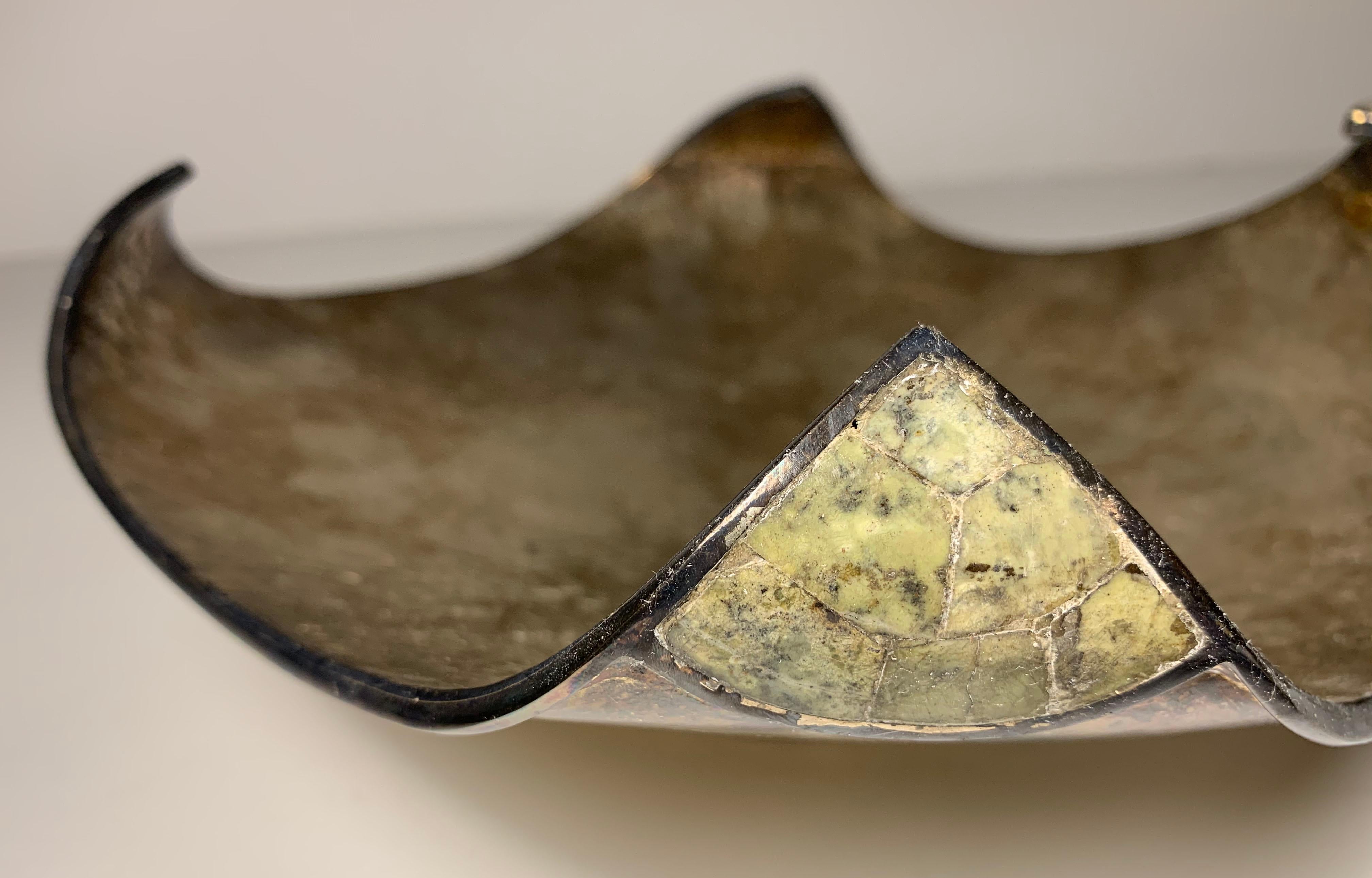 Ciotola placcata in argento Wolmar Castillo Silversmiths In condizioni buone in vendita a Chicago, IL