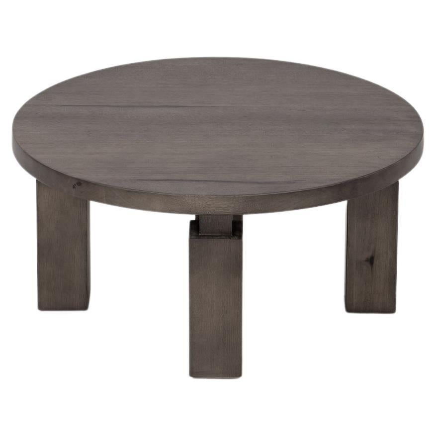 Wolo Round Coffee Table, Minimalist Round Coffee Table