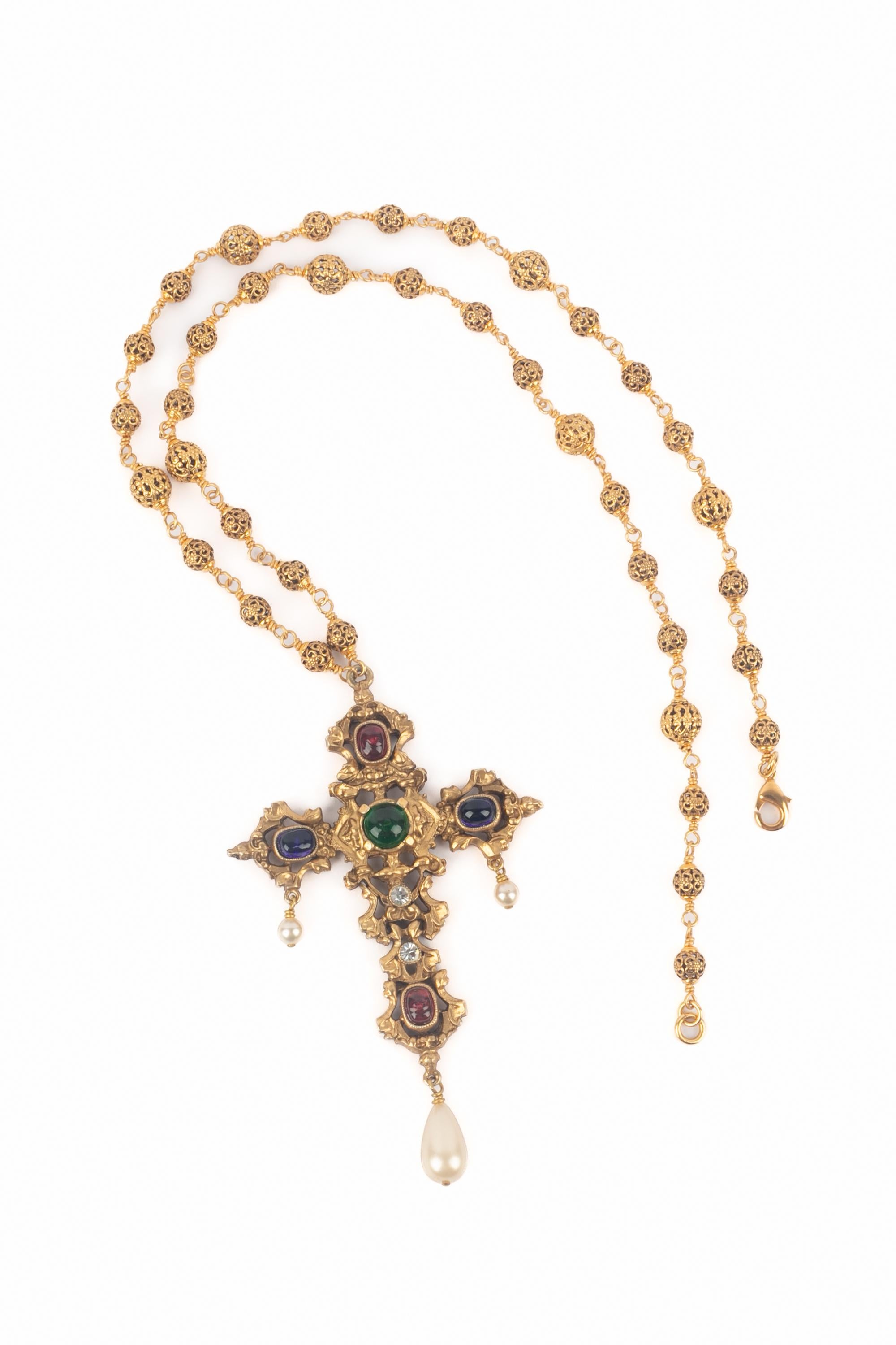 Collana con croce di Woloch in vendita