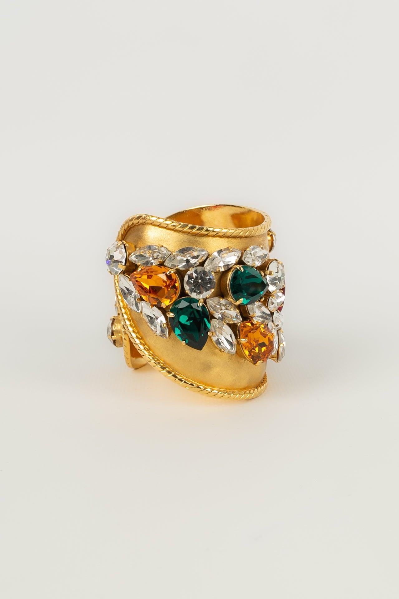 Bracciale Woloch con strass In condizioni ottime in vendita a SAINT-OUEN-SUR-SEINE, FR