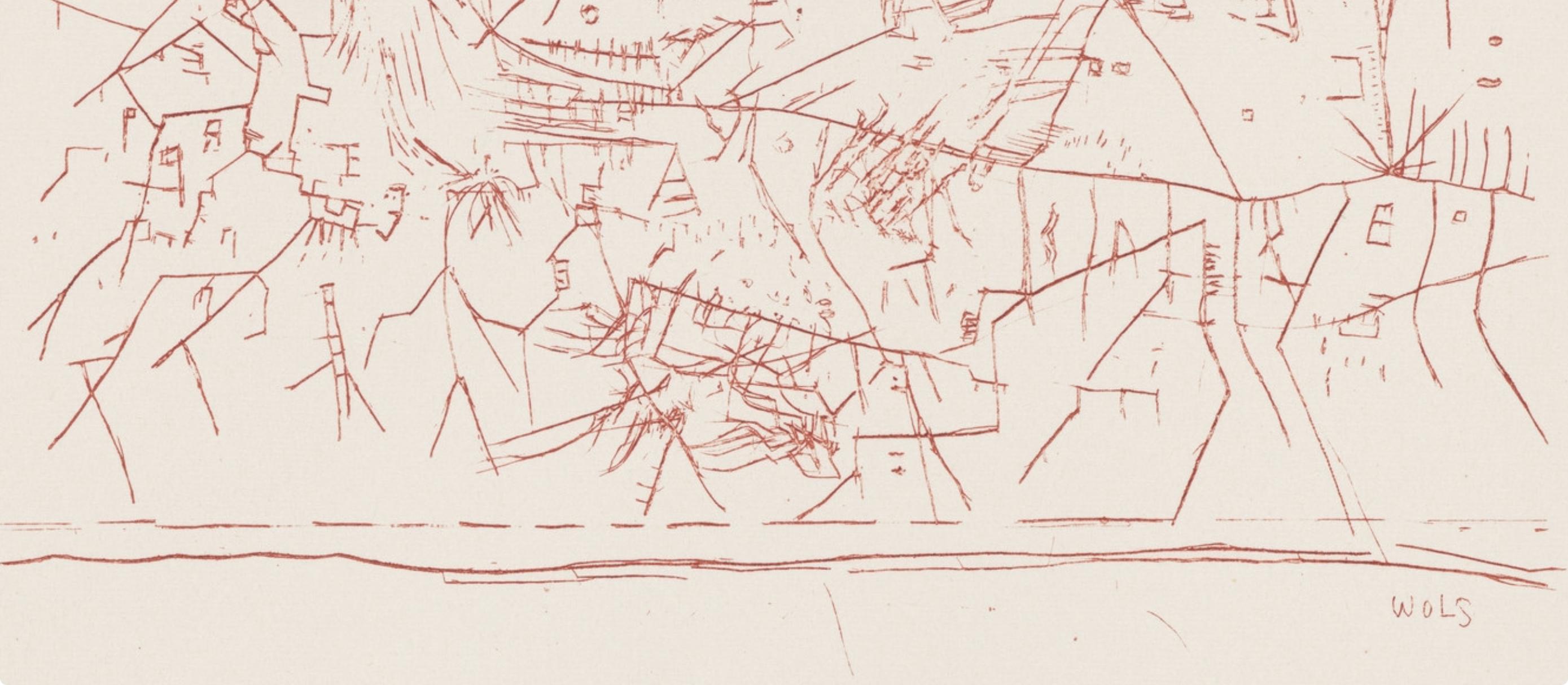 Wols, Composition, Feuilles éparses (after) For Sale 2
