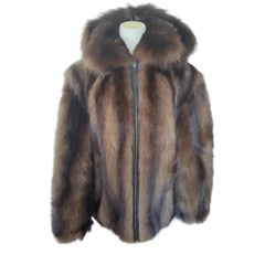 Wolverine fur Fur bomber Coat 44-46 men's L