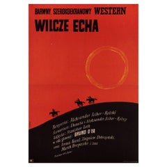 Wolves' Echoes 1968 Polish A1 Film Poster