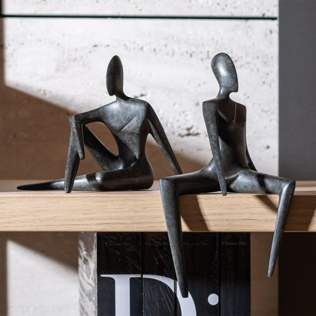 Frauen- und Mann-Set aus 2 Skulpturen im Zustand „Neu“ im Angebot in Paris, FR