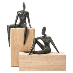Woman and Man Set of 2 Sculpture