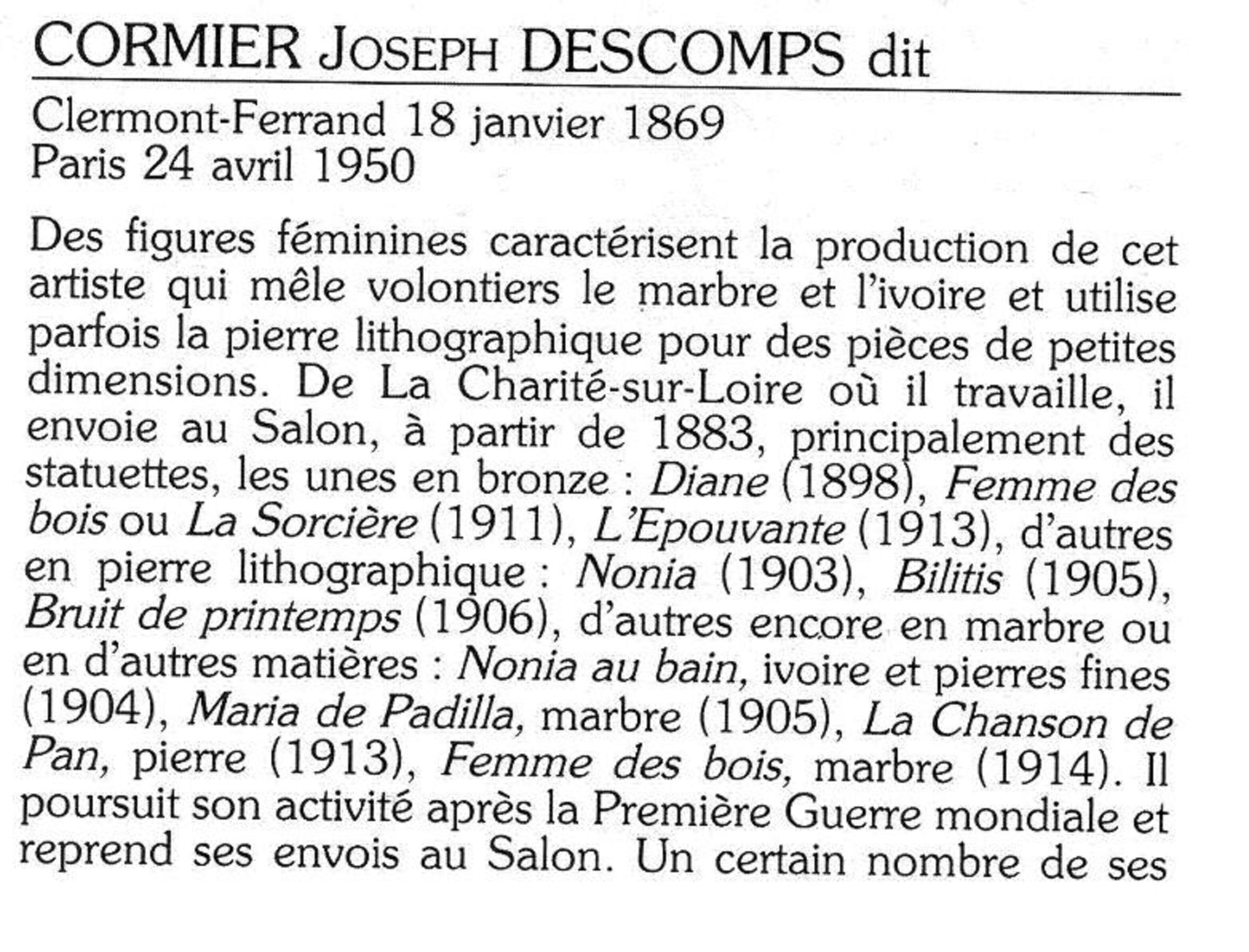 French Woman, Art Deco, Design, Joe Descomps Cormier, France For Sale