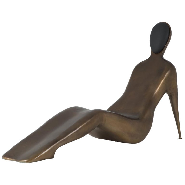 Woman Brass Chair in Solid Brass 1