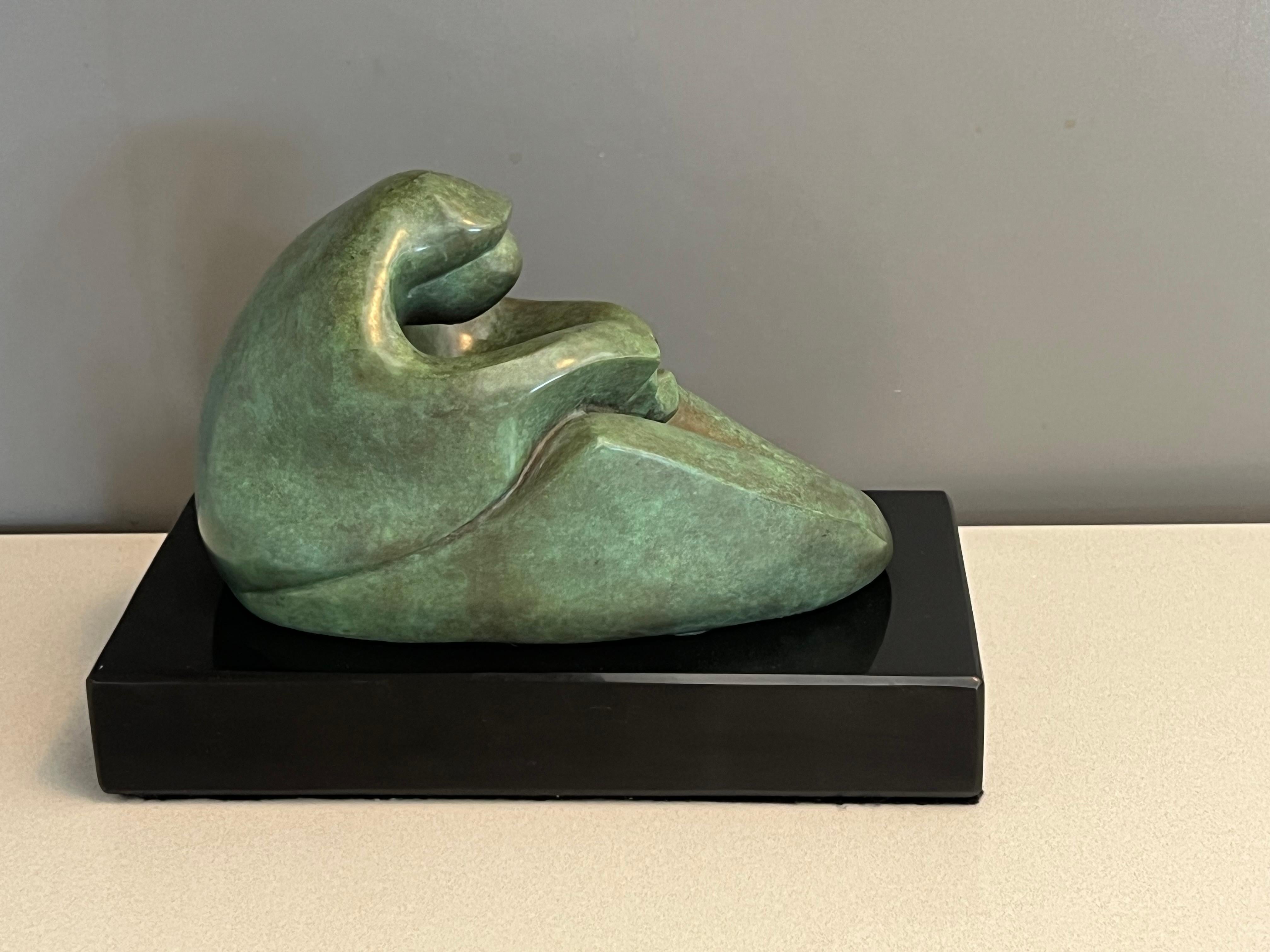 Modern Woman Bronze Sculpture by Pat Epstein, (American, 1924-2015) For Sale