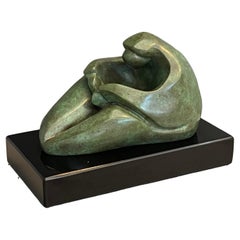 Woman Bronze Sculpture by Pat Epstein, (American, 1924-2015)