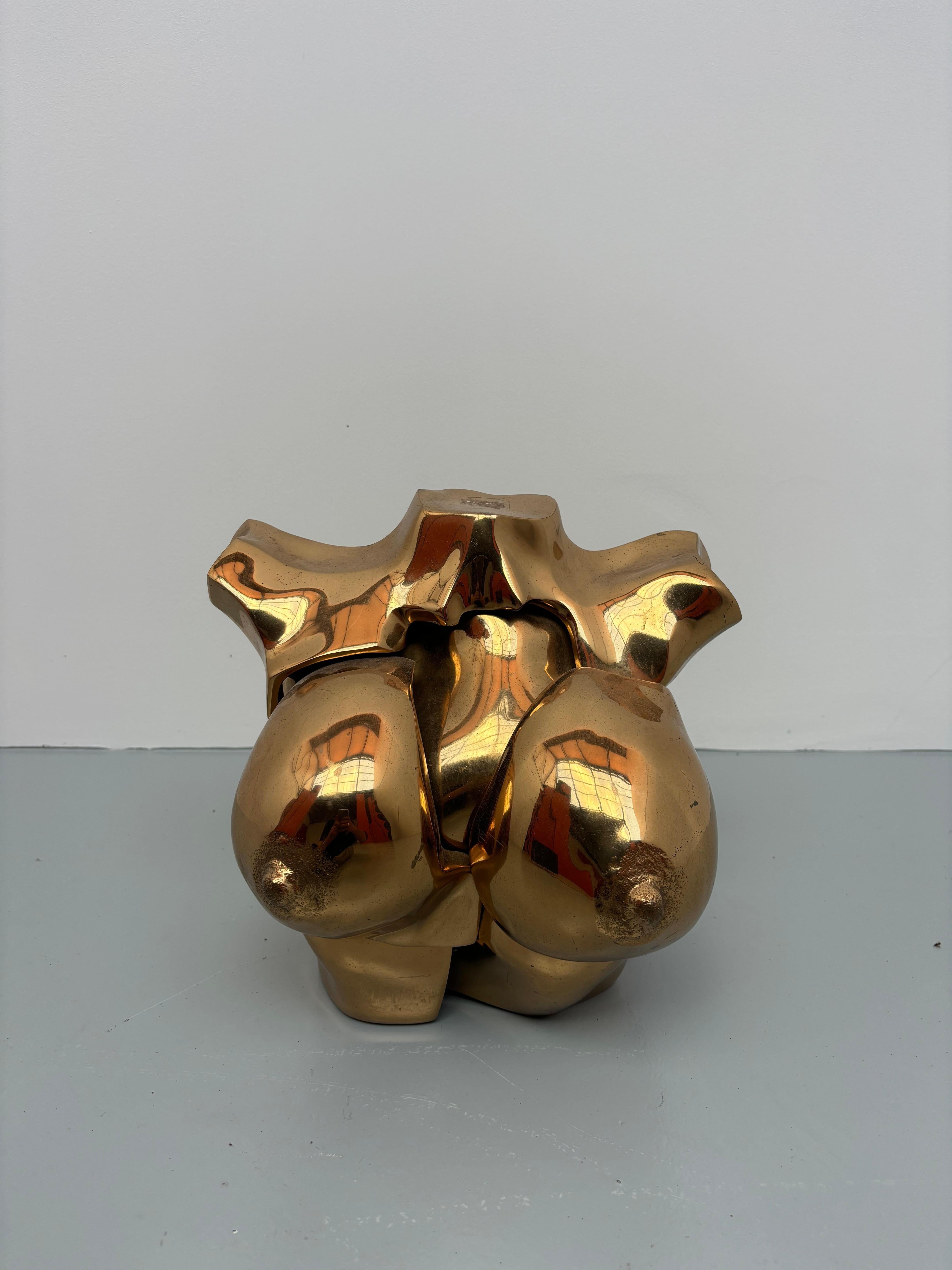 Busto de mujer en bronce de Michel Jaubert Francés en venta