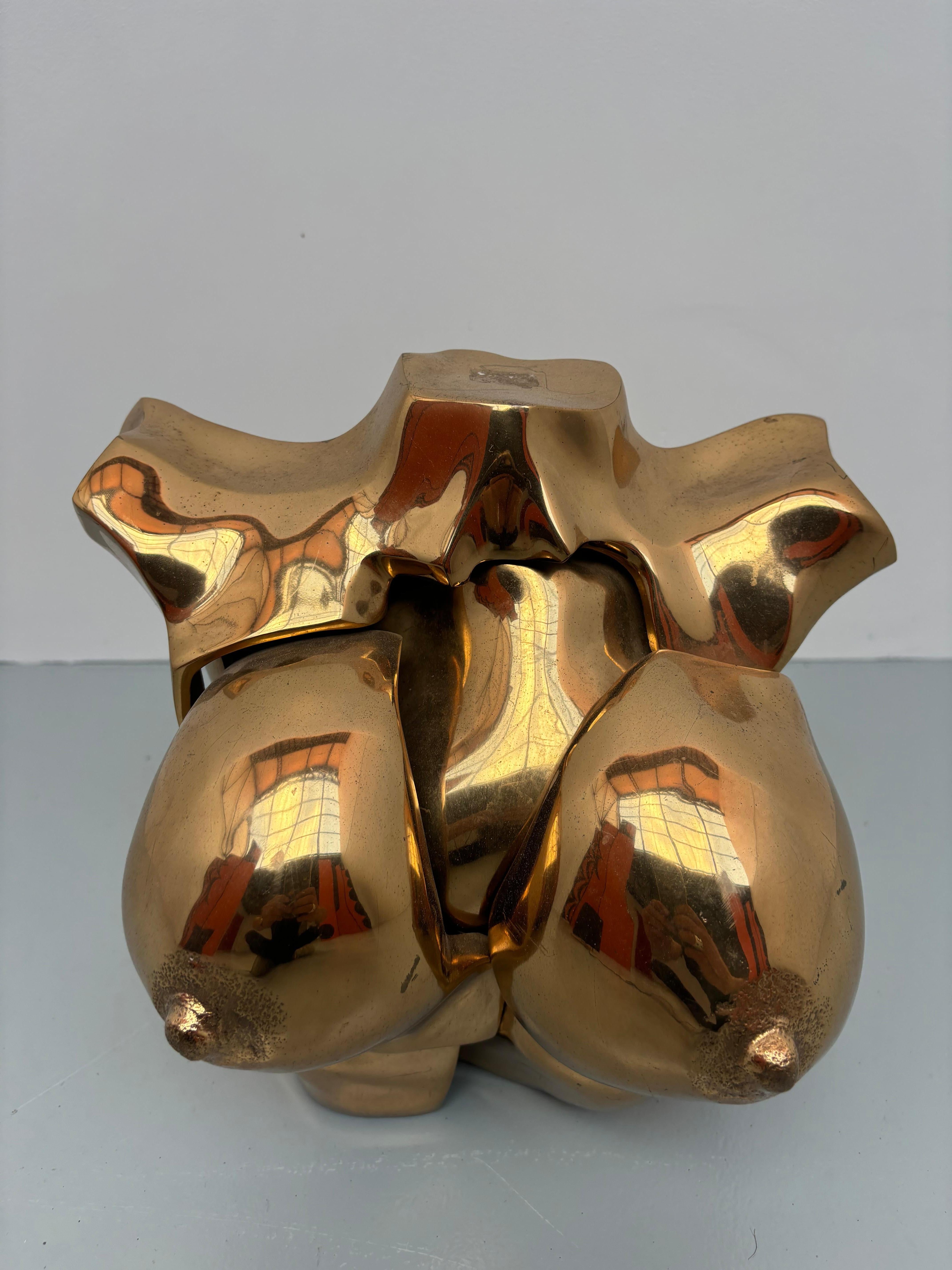 Busto de mujer en bronce de Michel Jaubert finales del siglo XX en venta