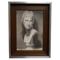 Portrait de femme au buste, années 1970